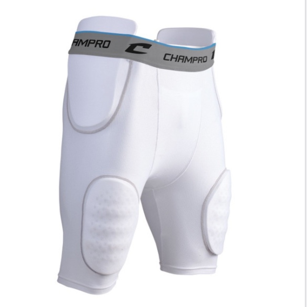 Champro youth large White Padded Compression Shorts